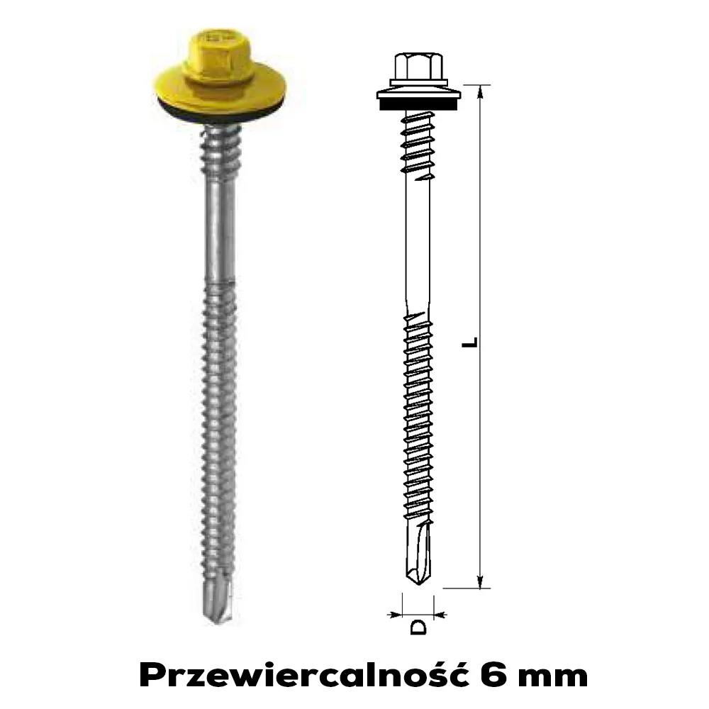 wkręt do płyty warstwowej GUNNEBO GTR 6 SP A19