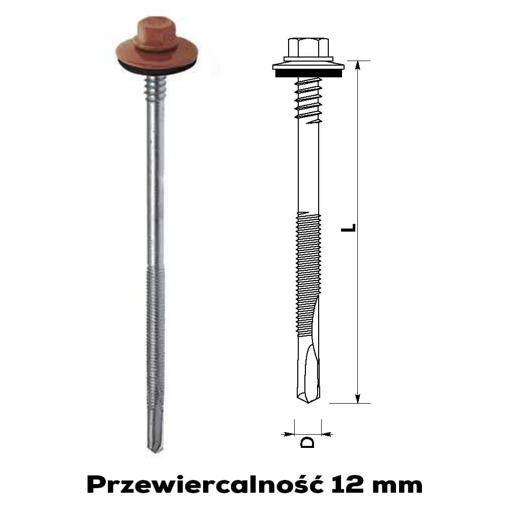 wkręt do płyty warstwowej GUNNEBO GTR 12 SP A19