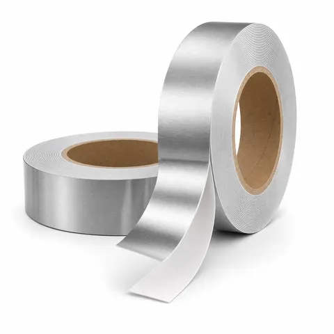Rolki samoprzylepnej taśmy aluminiowej z białą przekładką