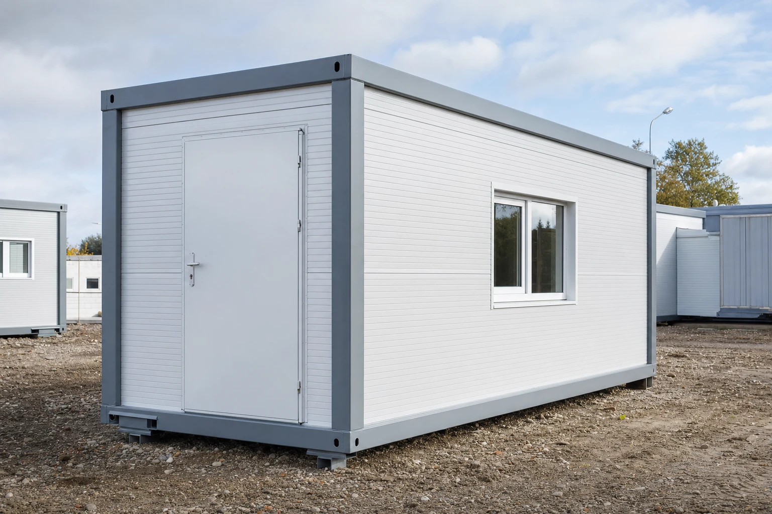 Containers and modular buildings from sandwich panels — construction and selection