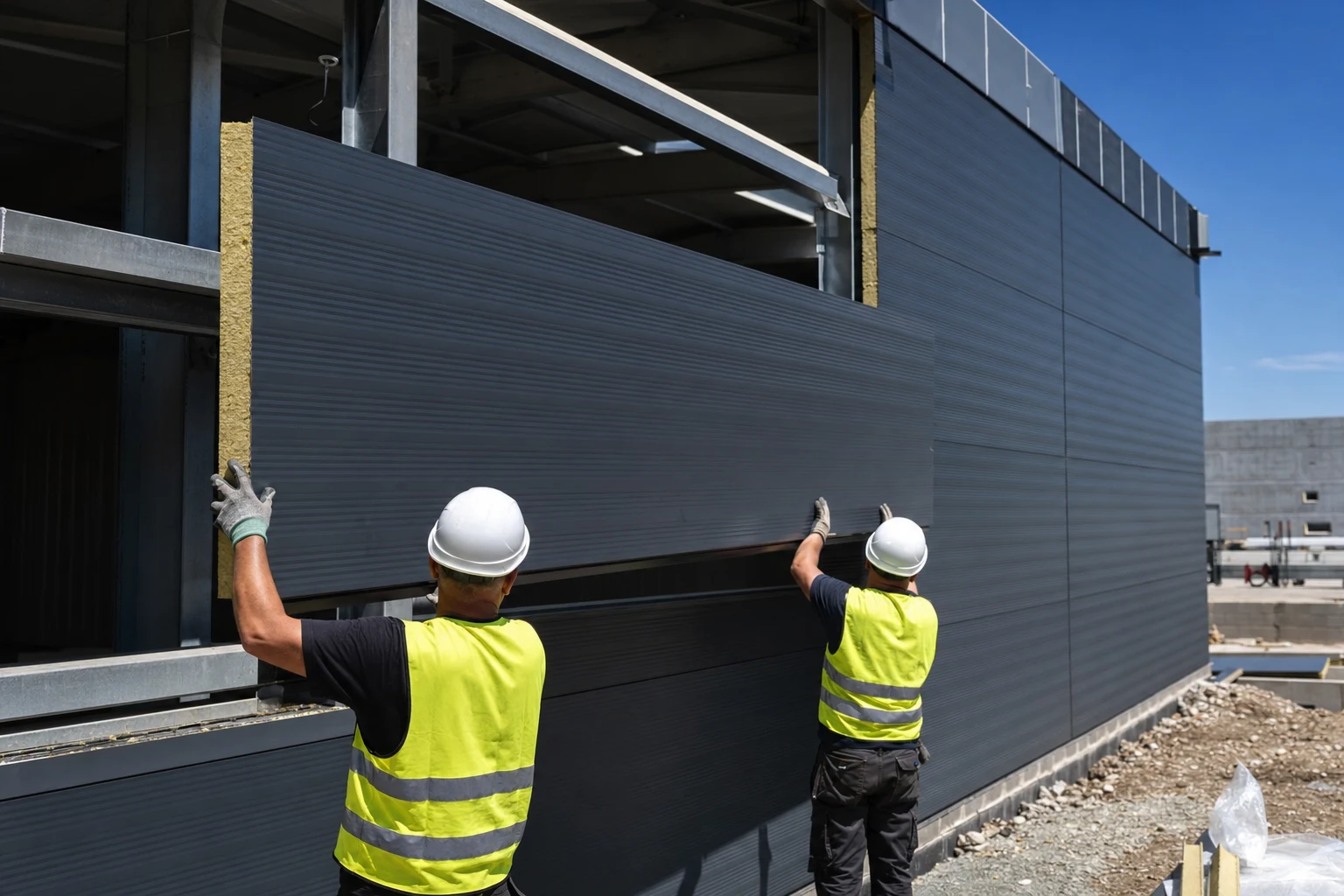 Installing sandwich panels in hot weather — expansion, joints, colour choice