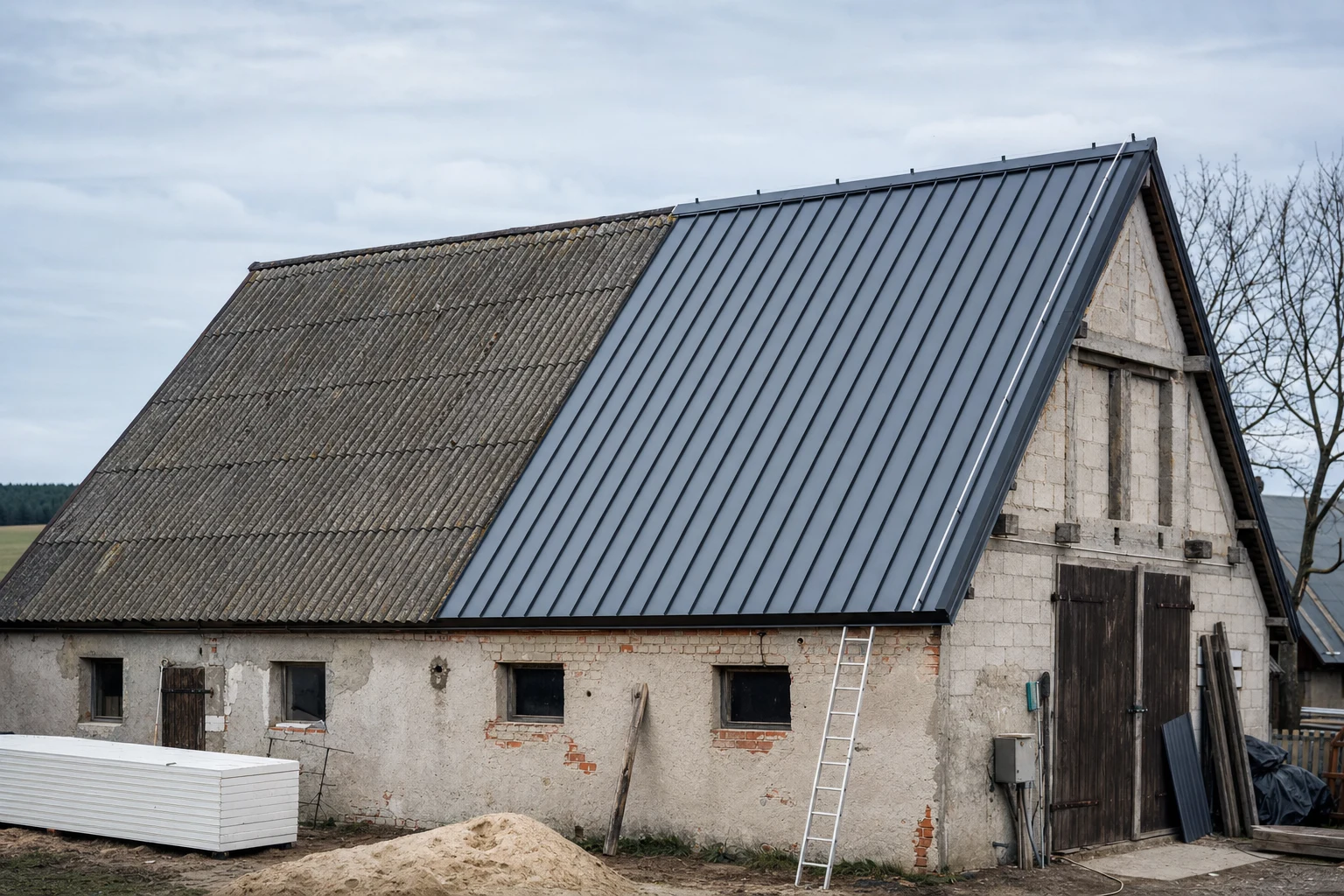 Wymiana dachu z eternitu — do kiedy trzeba, jak wygląda i czym go zastąpić