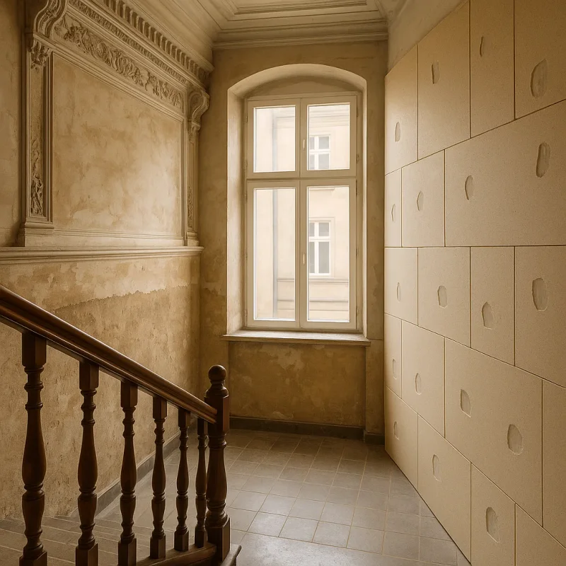 Památková stěna — termPIR® AL GK (vnitřní lepení)