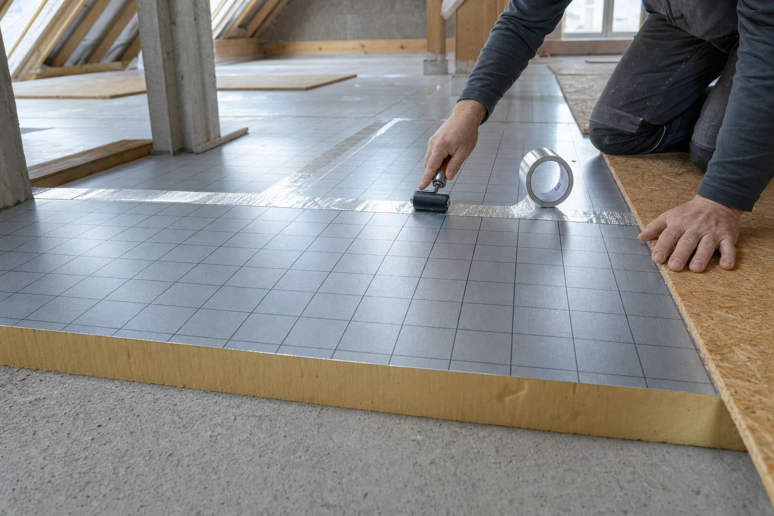 Strop ostatniej kondygnacji — termPIR® AL